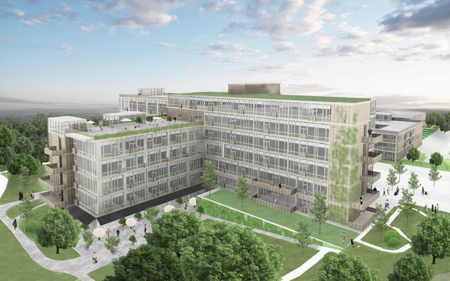 Office Building, Building, Campus
