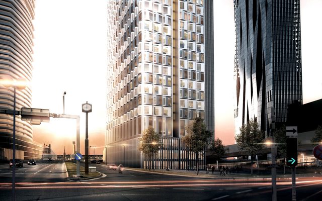 High Rise, City, Urban