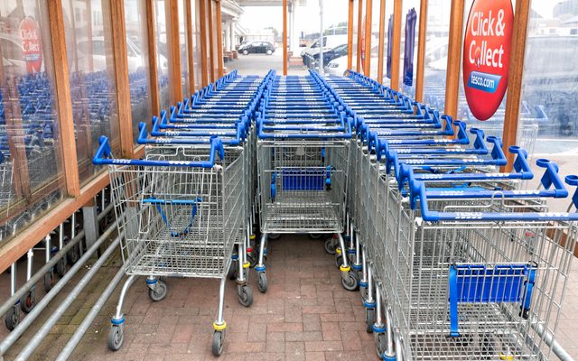 Shopping Cart, Wheel, Machine