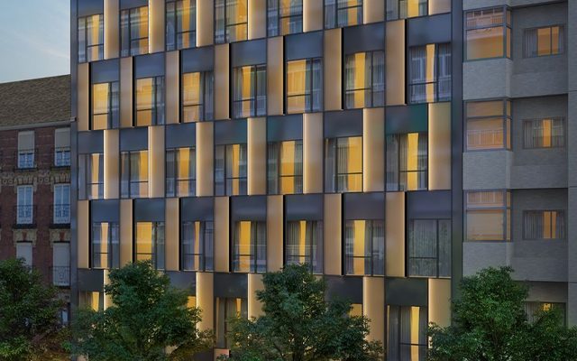 Office Building, Building, Person