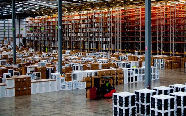 Building, Warehouse, Chair